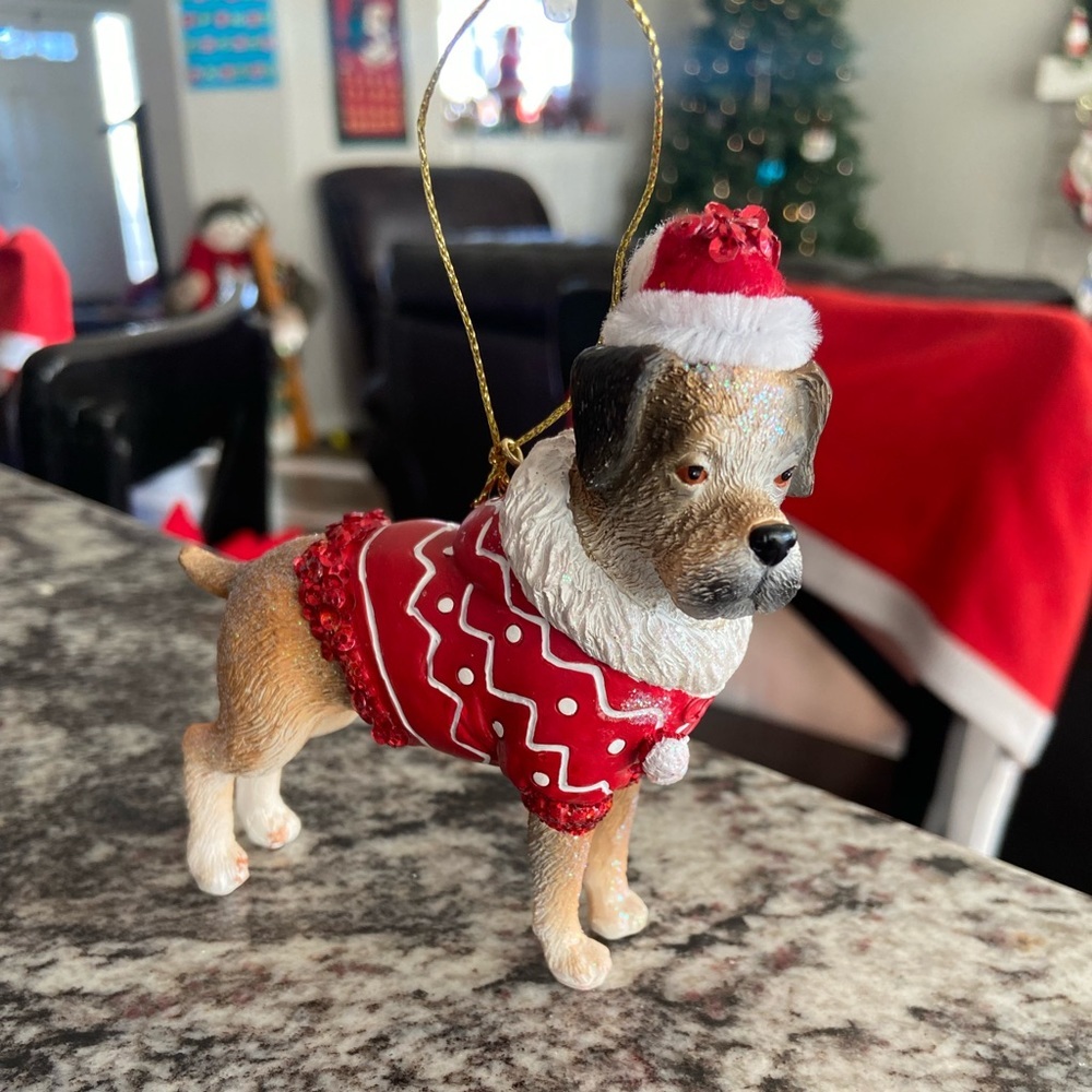 ❤️4 for $25❤️Dog Christmas ornament